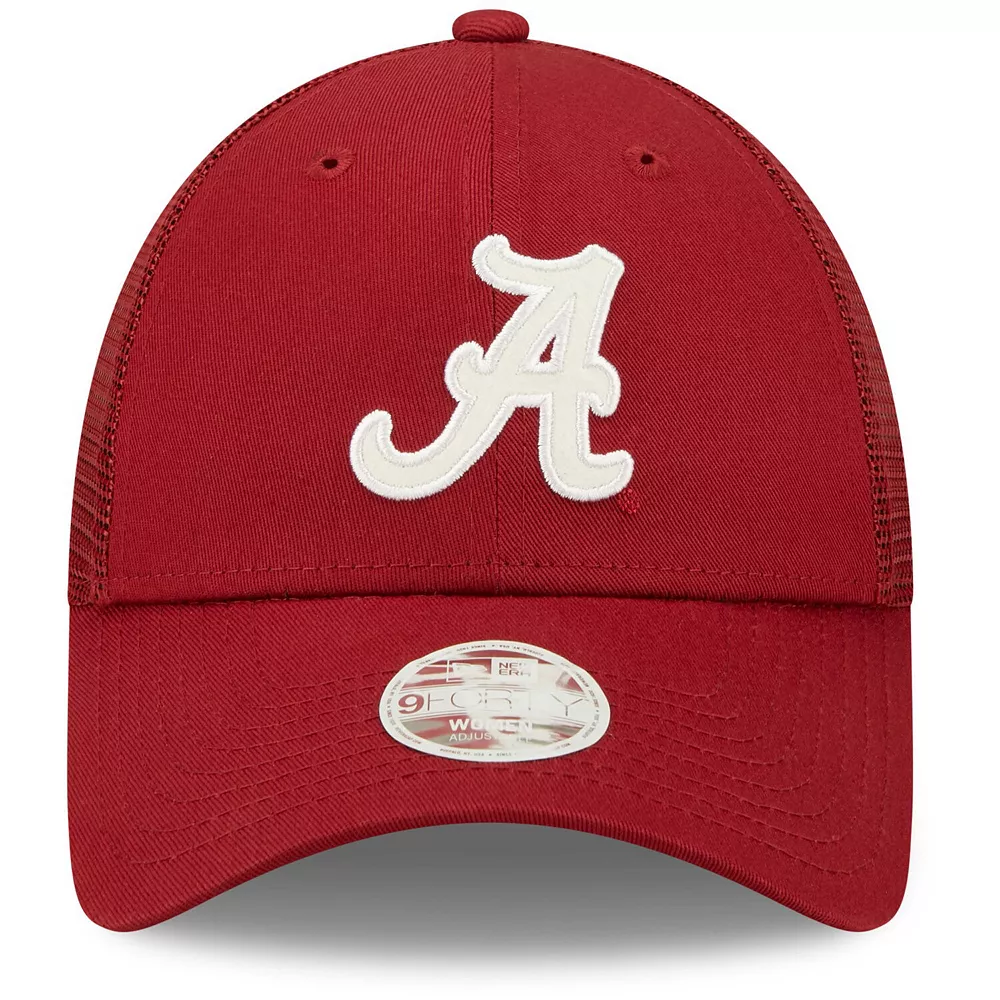 Women's New Era Crimson Alabama Crimson Tide 9FORTY Logo Spark Trucker Snapback Hat 3 Women's New Era Crimson Alabama Crimson Tide 9FORTY Logo Spark Trucker Snapback Hat - Image 3