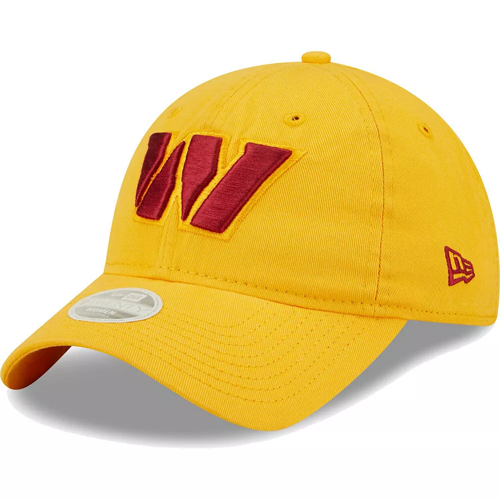 Women's New Era Gold Washington Commanders Core Classic 2.0 9TWENTY Adjustable Hat 1 Women's New Era Gold Washington Commanders Core Classic 2.0 9TWENTY Adjustable Hat