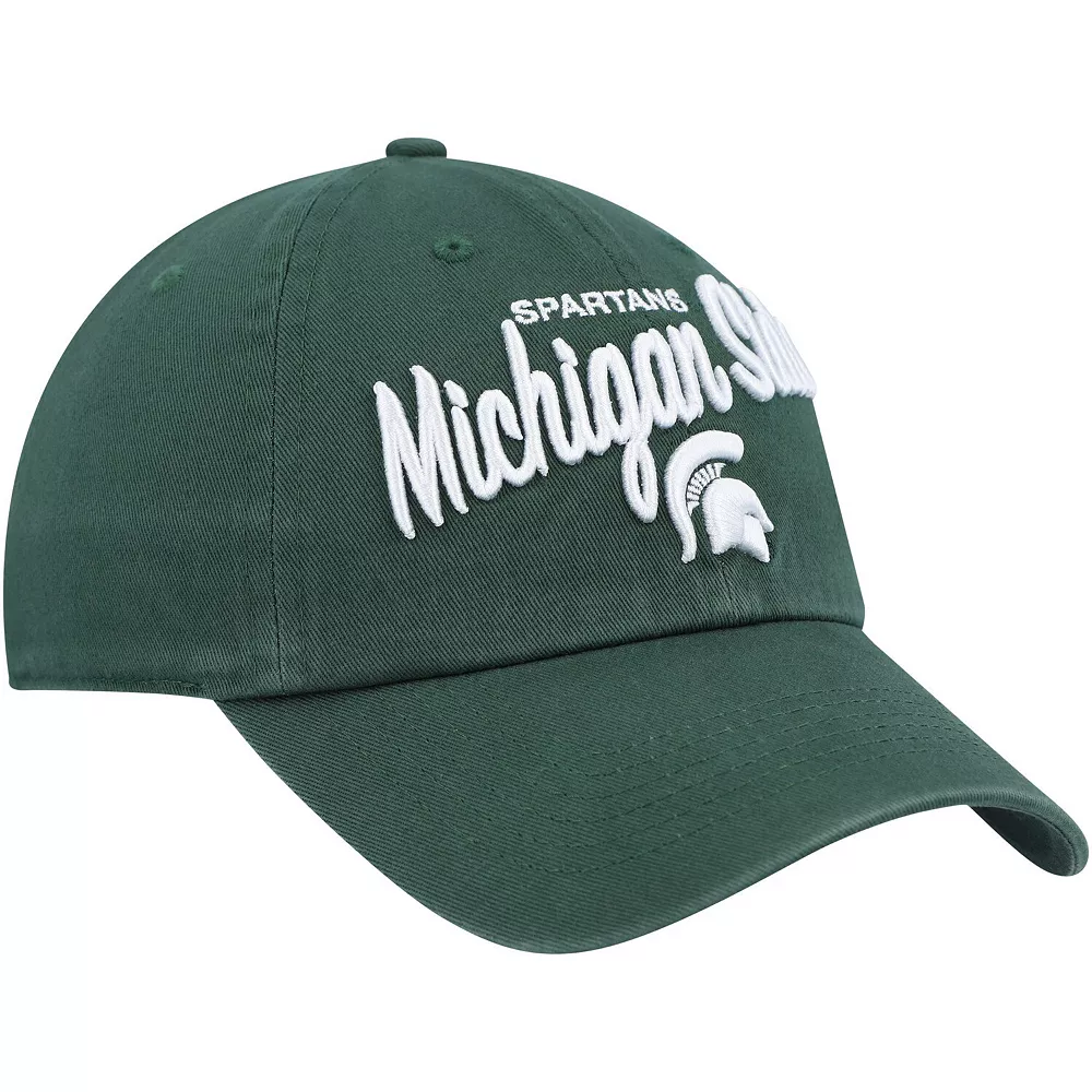 Women's '47 Green Michigan State Spartans Phoebe Clean Up Adjustable Hat 4 Women's '47 Green Michigan State Spartans Phoebe Clean Up Adjustable Hat - Image 4