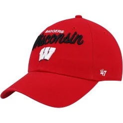 Women's '47 Red Wisconsin Badgers Phoebe Clean Up Adjustable Hat 5 Women's '47 Red Wisconsin Badgers Phoebe Clean Up Adjustable Hat -SHED RAIN Sales Store 6154738 ALT