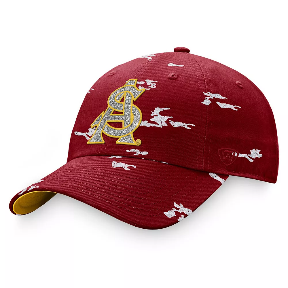 Women's Top Of The World Maroon Arizona State Sun Devils OHT Military Appreciation Betty Adjustable Hat 1 Women's Top Of The World Maroon Arizona State Sun Devils OHT Military Appreciation Betty Adjustable Hat