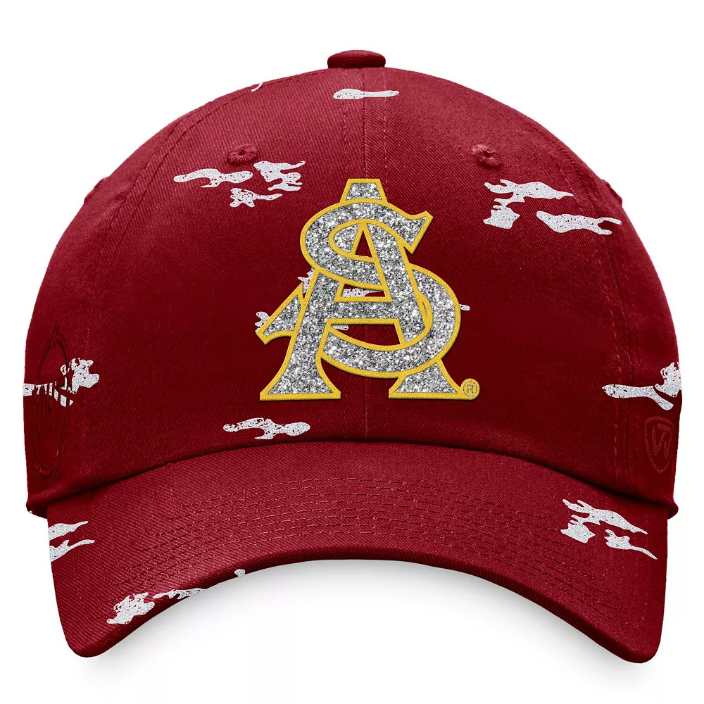 Women's Top Of The World Maroon Arizona State Sun Devils OHT Military Appreciation Betty Adjustable Hat 3 Women's Top Of The World Maroon Arizona State Sun Devils OHT Military Appreciation Betty Adjustable Hat - Image 3