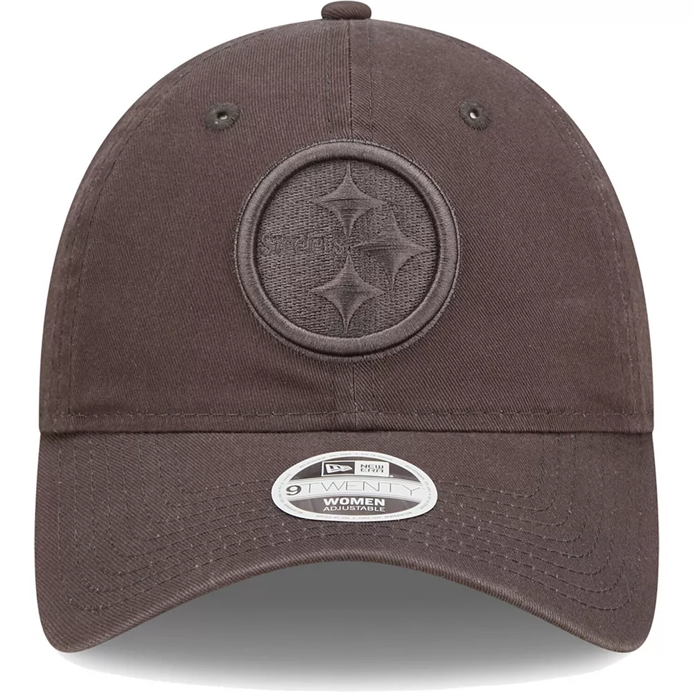Women's New Era Graphite Pittsburgh Steelers Core Classic 2.0 Tonal 9TWENTY Adjustable Hat 3 Women's New Era Graphite Pittsburgh Steelers Core Classic 2.0 Tonal 9TWENTY Adjustable Hat - Image 3