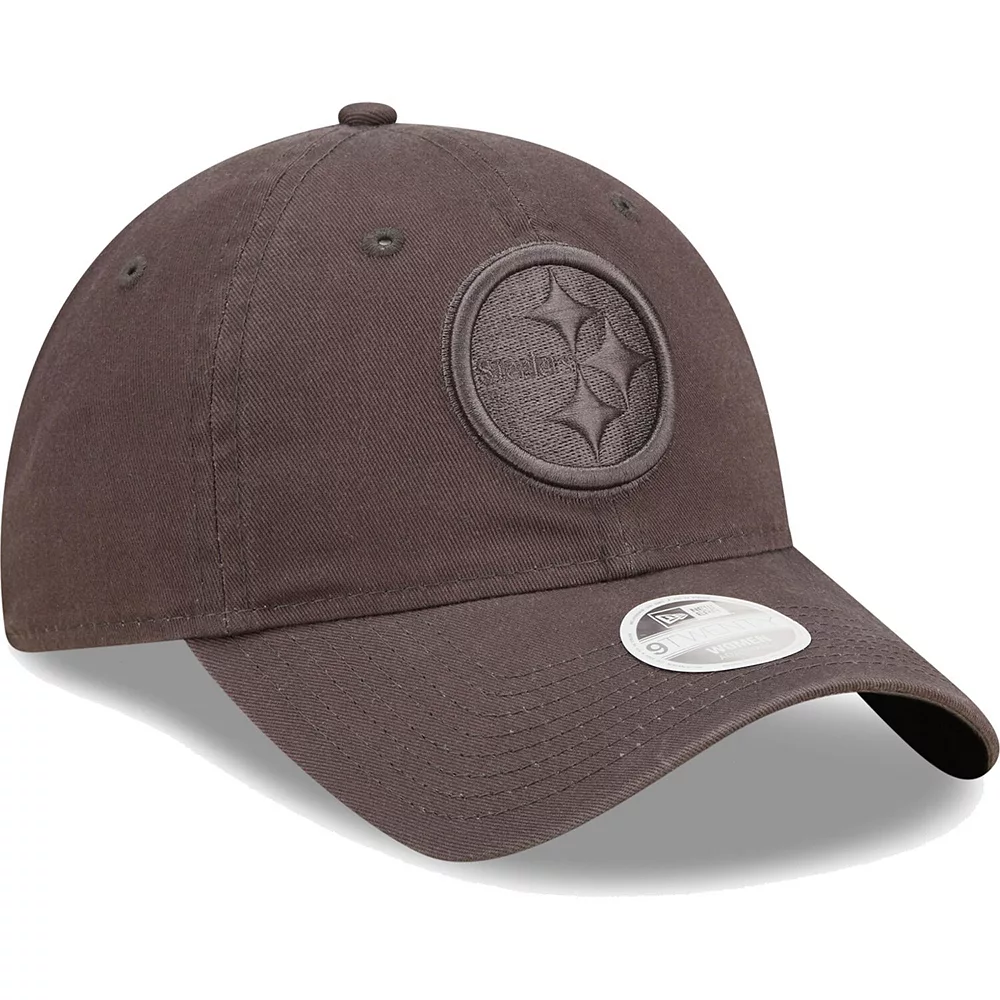 Women's New Era Graphite Pittsburgh Steelers Core Classic 2.0 Tonal 9TWENTY Adjustable Hat 4 Women's New Era Graphite Pittsburgh Steelers Core Classic 2.0 Tonal 9TWENTY Adjustable Hat - Image 4