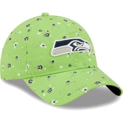 Women's New Era Neon Green Seattle Seahawks Floral 9TWENTY Adjustable Hat 7 Women's New Era Neon Green Seattle Seahawks Floral 9TWENTY Adjustable Hat -SHED RAIN Sales Store 6156251 ALT3