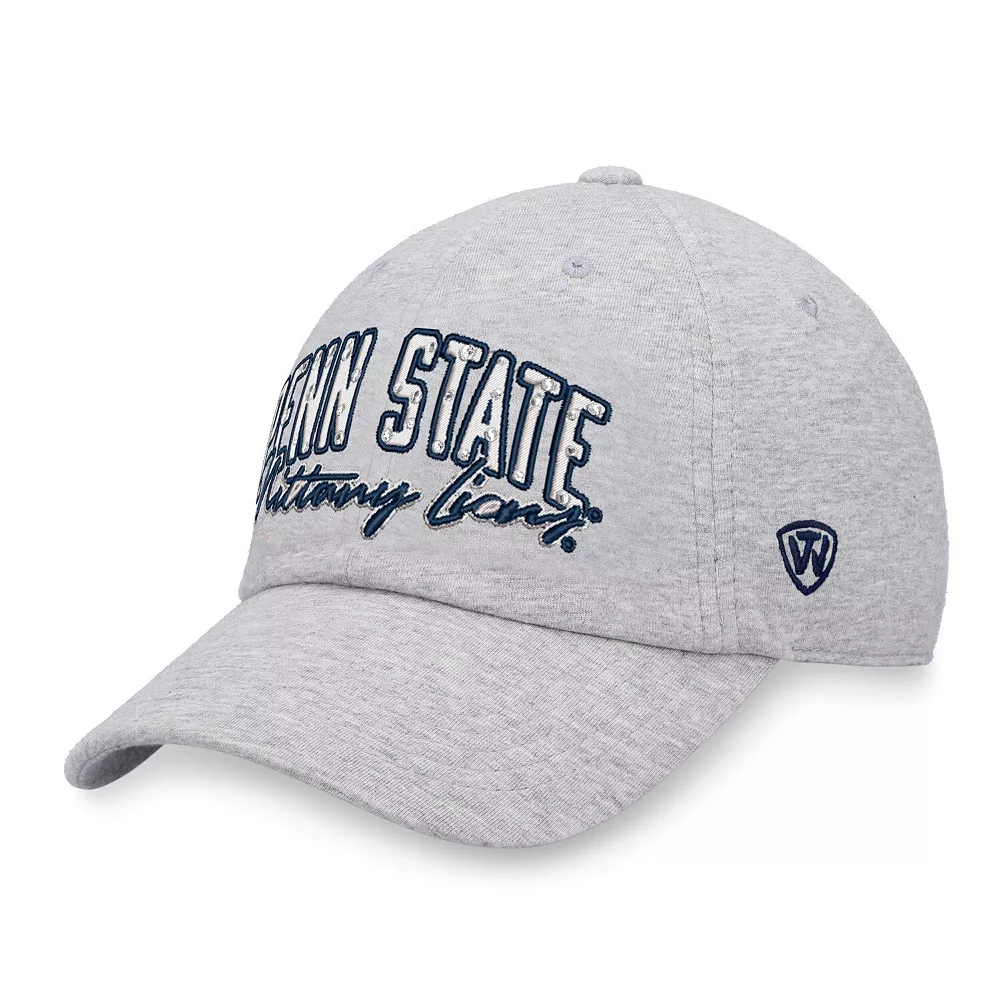 Women's Top Of The World Heathered Gray Penn State Nittany Lions Christy Adjustable Hat 1 Women's Top Of The World Heathered Gray Penn State Nittany Lions Christy Adjustable Hat