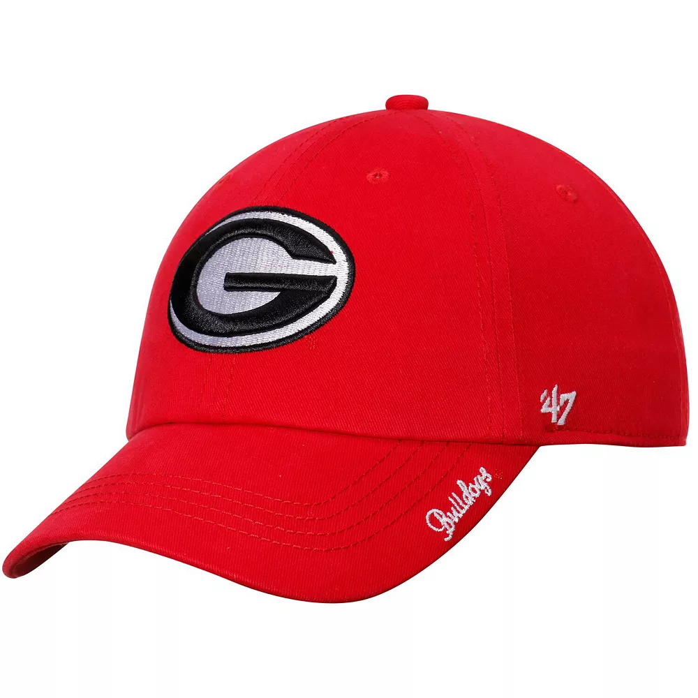 Women's '47 Red Georgia Bulldogs Miata Clean Up Adjustable Hat 1 Women's '47 Red Georgia Bulldogs Miata Clean Up Adjustable Hat
