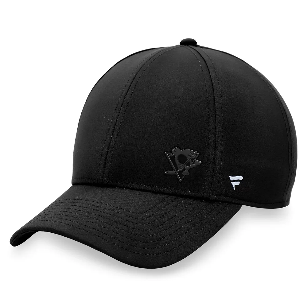 Women's Fanatics Branded Black Pittsburgh Penguins Authentic Pro Road Structured Adjustable Hat 1 Women's Fanatics Branded Black Pittsburgh Penguins Authentic Pro Road Structured Adjustable Hat