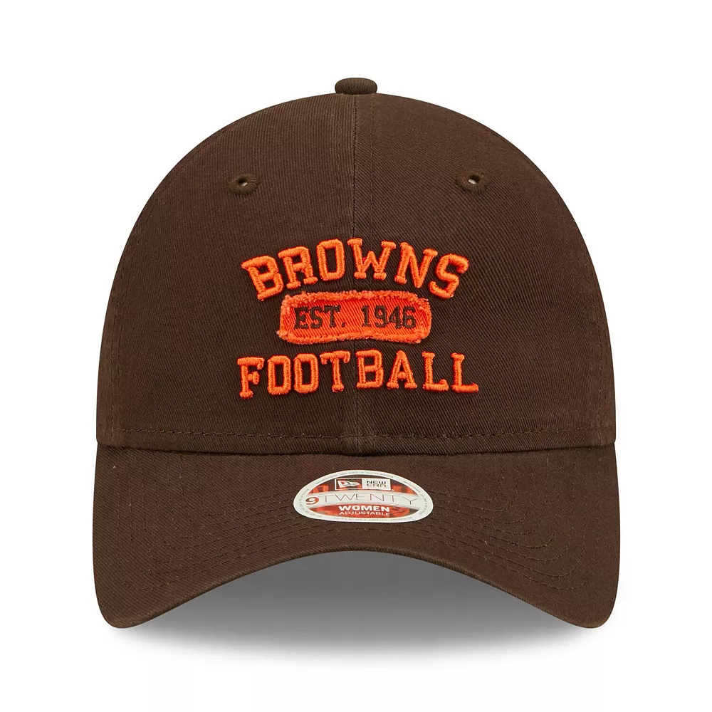 Women's New Era Brown Cleveland Browns Formed 9TWENTY Adjustable Hat 3 Women's New Era Brown Cleveland Browns Formed 9TWENTY Adjustable Hat - Image 3