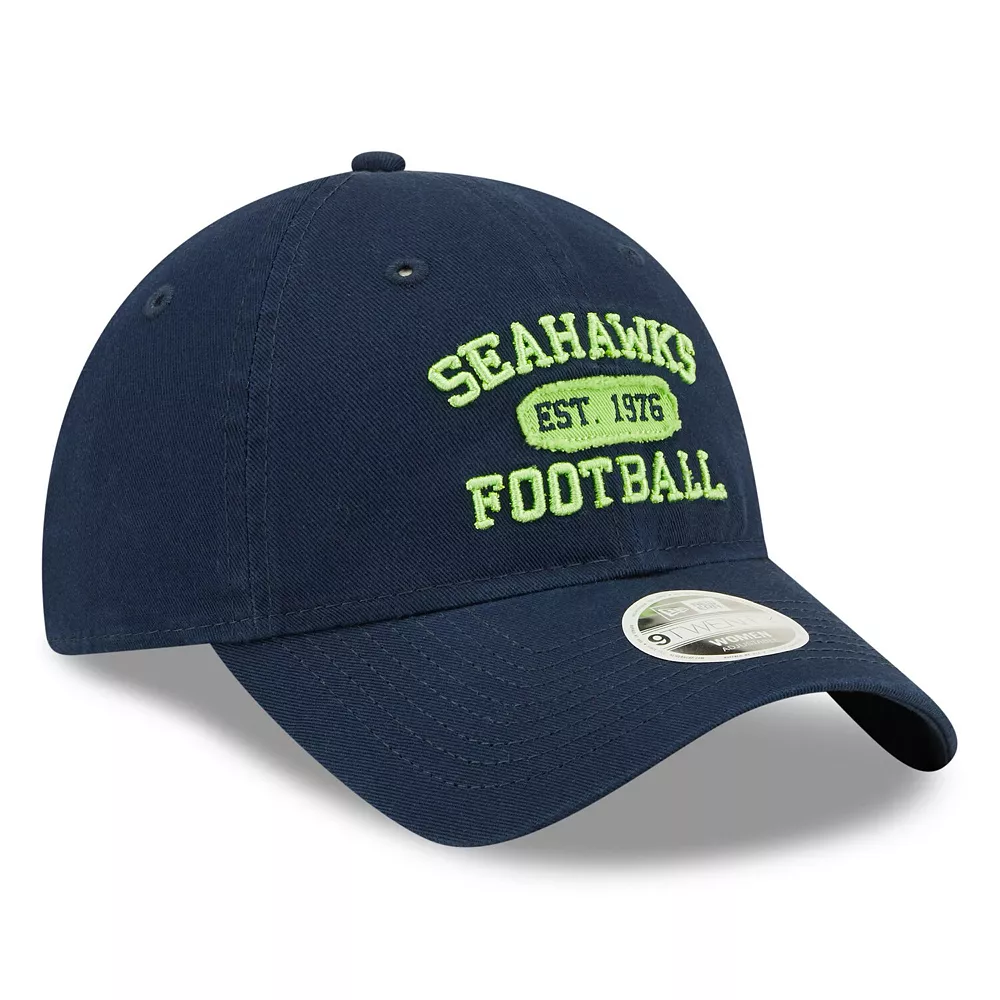 Women's New Era College Navy Seattle Seahawks Formed 9TWENTY Adjustable Hat 4 Women's New Era College Navy Seattle Seahawks Formed 9TWENTY Adjustable Hat - Image 4