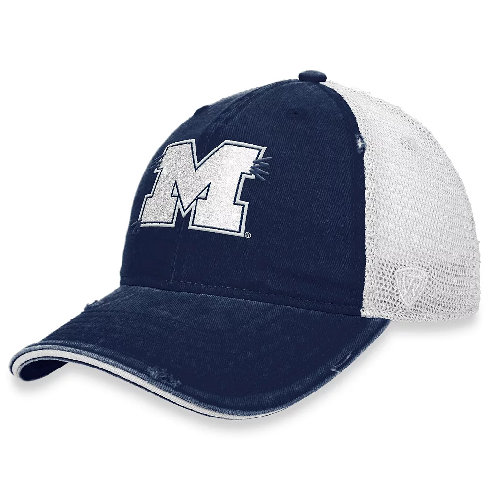 Unbranded Women's Top Of The World Navy/White Michigan Wolverines Radiant Trucker Snapback Hat 1 Unbranded Women's Top Of The World Navy/White Michigan Wolverines Radiant Trucker Snapback Hat