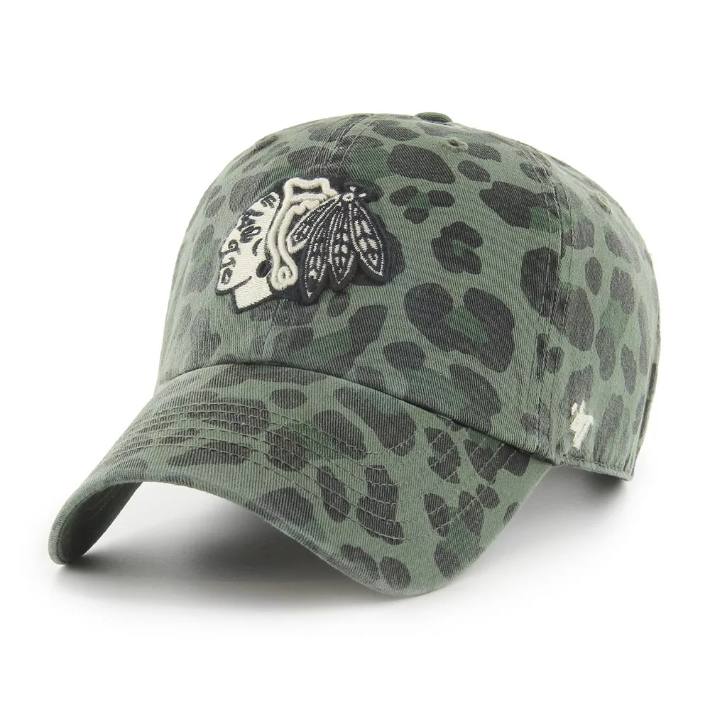 Women's '47 Green Chicago Blackhawks Bagheera Clean Up Adjustable Hat 2 Women's '47 Green Chicago Blackhawks Bagheera Clean Up Adjustable Hat - Image 2