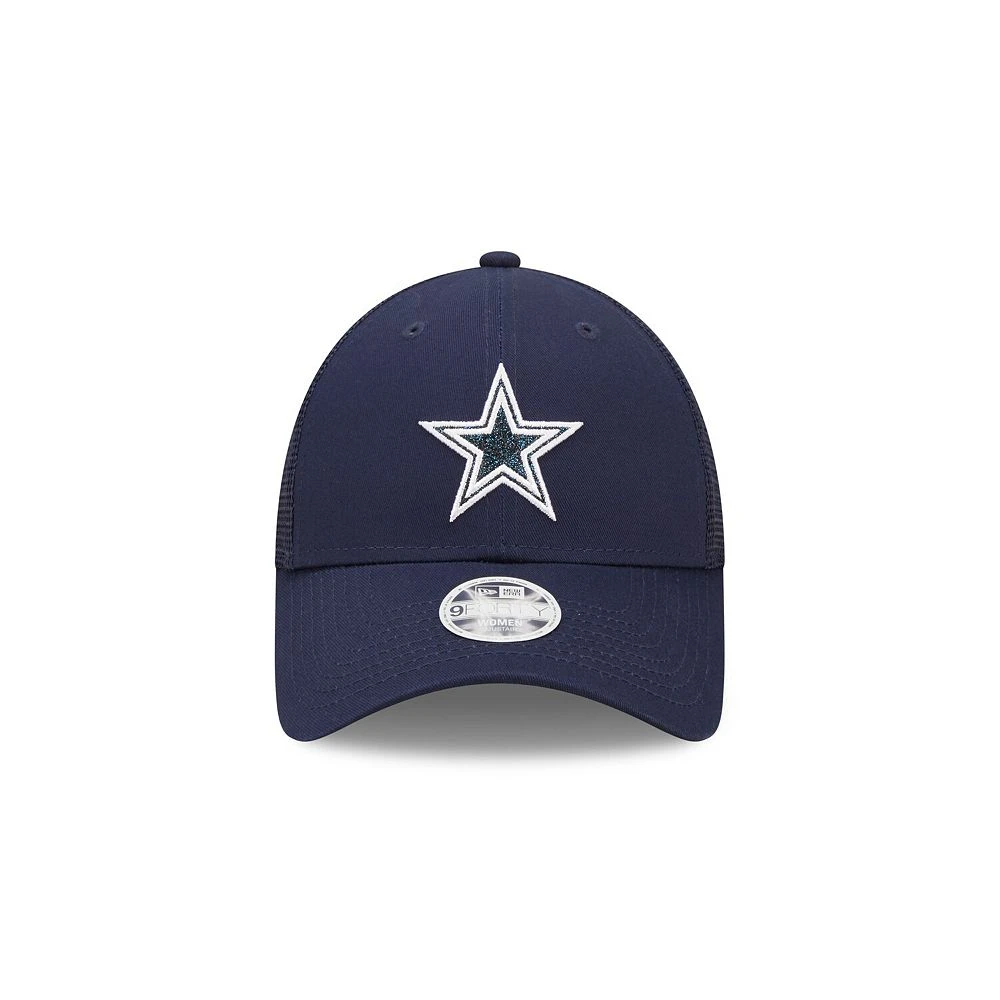 Women's New Era Navy Dallas Cowboys Spark 9FORTY Snapback Hat 3 Women's New Era Navy Dallas Cowboys Spark 9FORTY Snapback Hat - Image 3