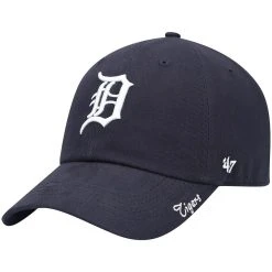 Unbranded Women's '47 Navy Detroit Tigers Team Miata Clean Up Adjustable Hat