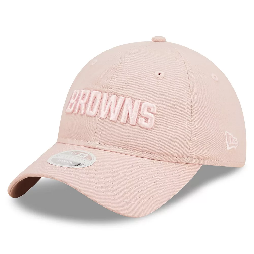 Women's New Era Pink Cleveland Browns Core Classic 2.0 Tonal 9TWENTY Adjustable Hat 2 Women's New Era Pink Cleveland Browns Core Classic 2.0 Tonal 9TWENTY Adjustable Hat - Image 2