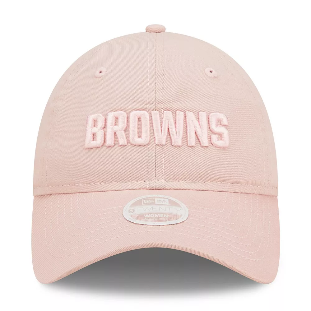 Women's New Era Pink Cleveland Browns Core Classic 2.0 Tonal 9TWENTY Adjustable Hat 3 Women's New Era Pink Cleveland Browns Core Classic 2.0 Tonal 9TWENTY Adjustable Hat - Image 3
