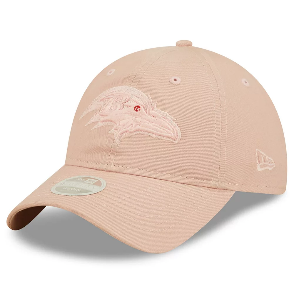 Women's New Era Pink Baltimore Ravens Core Classic 2.0 Tonal 9TWENTY Adjustable Hat 2 Women's New Era Pink Baltimore Ravens Core Classic 2.0 Tonal 9TWENTY Adjustable Hat - Image 2