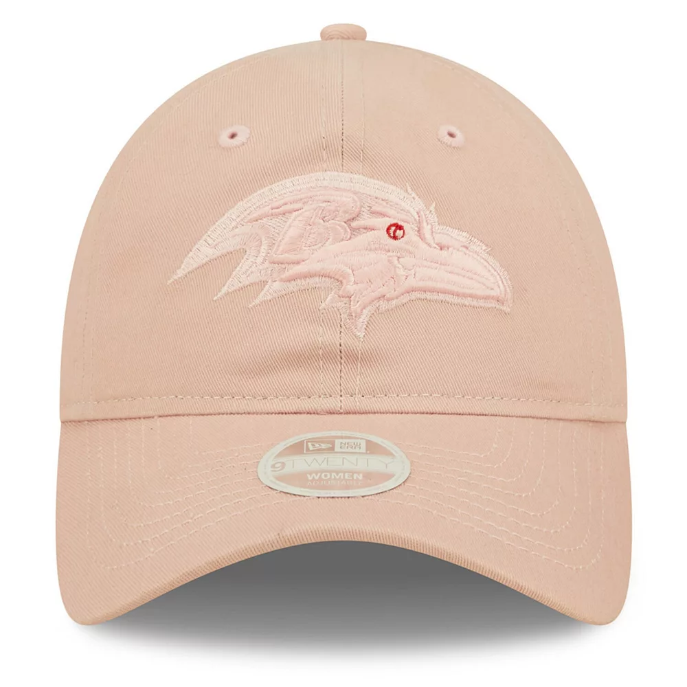 Women's New Era Pink Baltimore Ravens Core Classic 2.0 Tonal 9TWENTY Adjustable Hat 3 Women's New Era Pink Baltimore Ravens Core Classic 2.0 Tonal 9TWENTY Adjustable Hat - Image 3