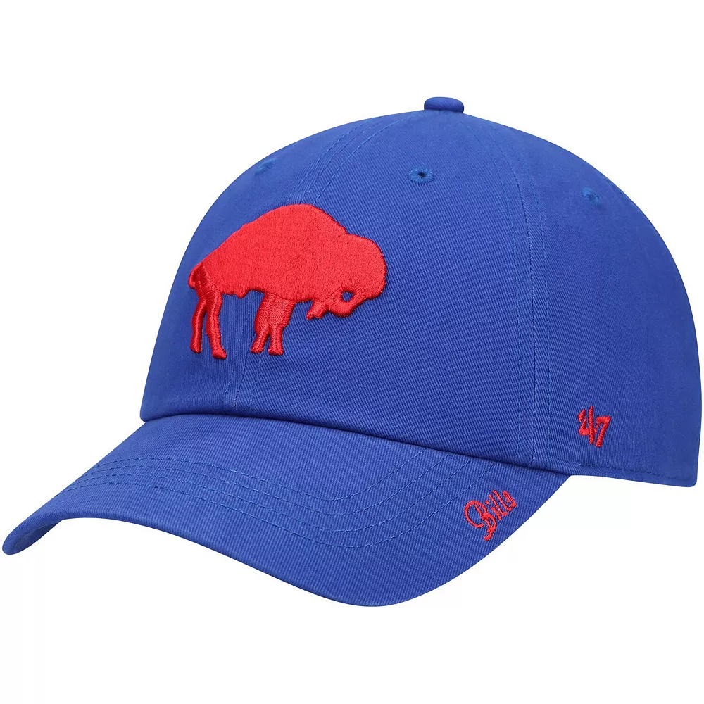 Unbranded Women's '47 Royal Buffalo Bills Miata Clean Up Legacy Adjustable Hat - Image 2