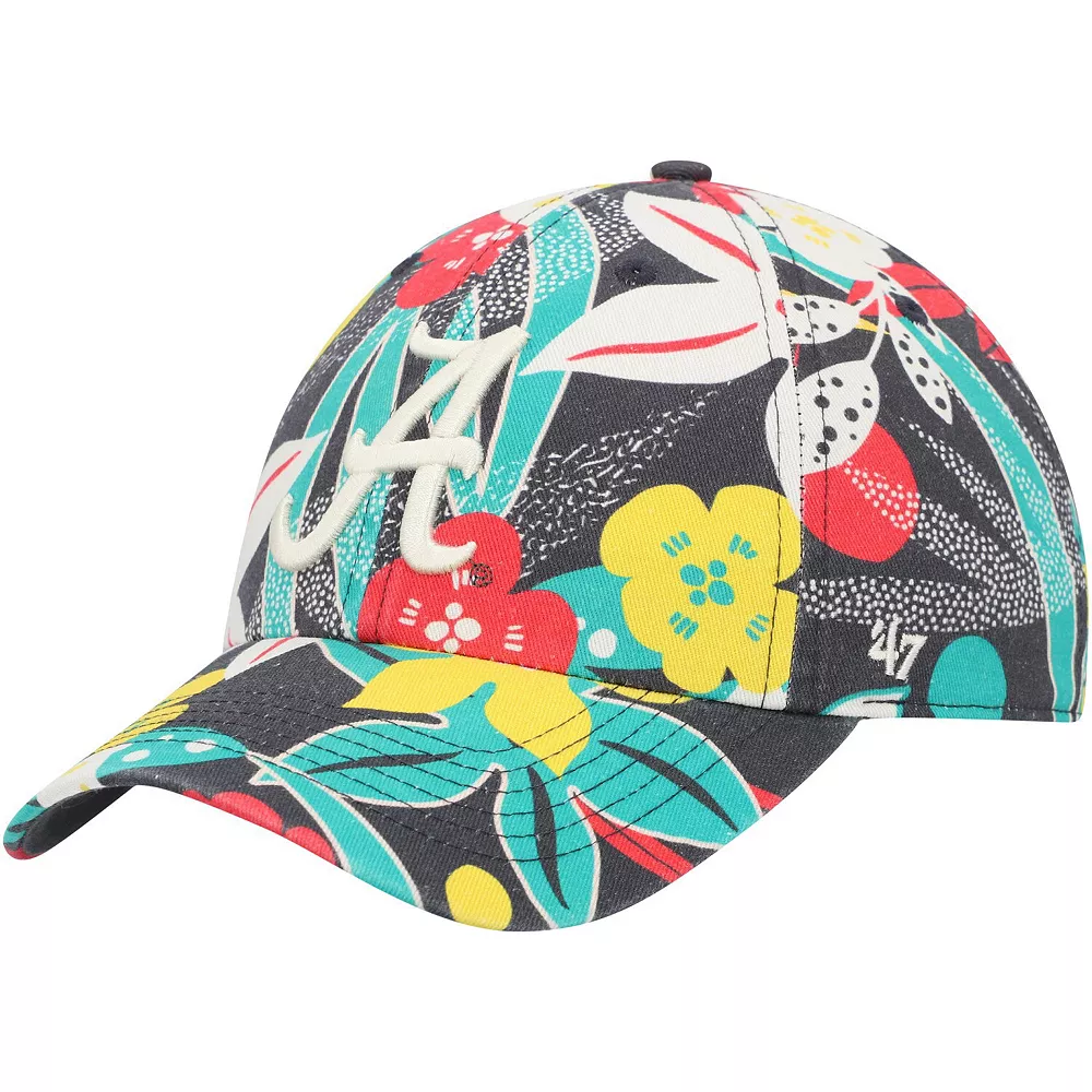 Women's '47 Charcoal Alabama Crimson Tide Plumeria Clean Up Adjustable Hat 1 Women's '47 Charcoal Alabama Crimson Tide Plumeria Clean Up Adjustable Hat