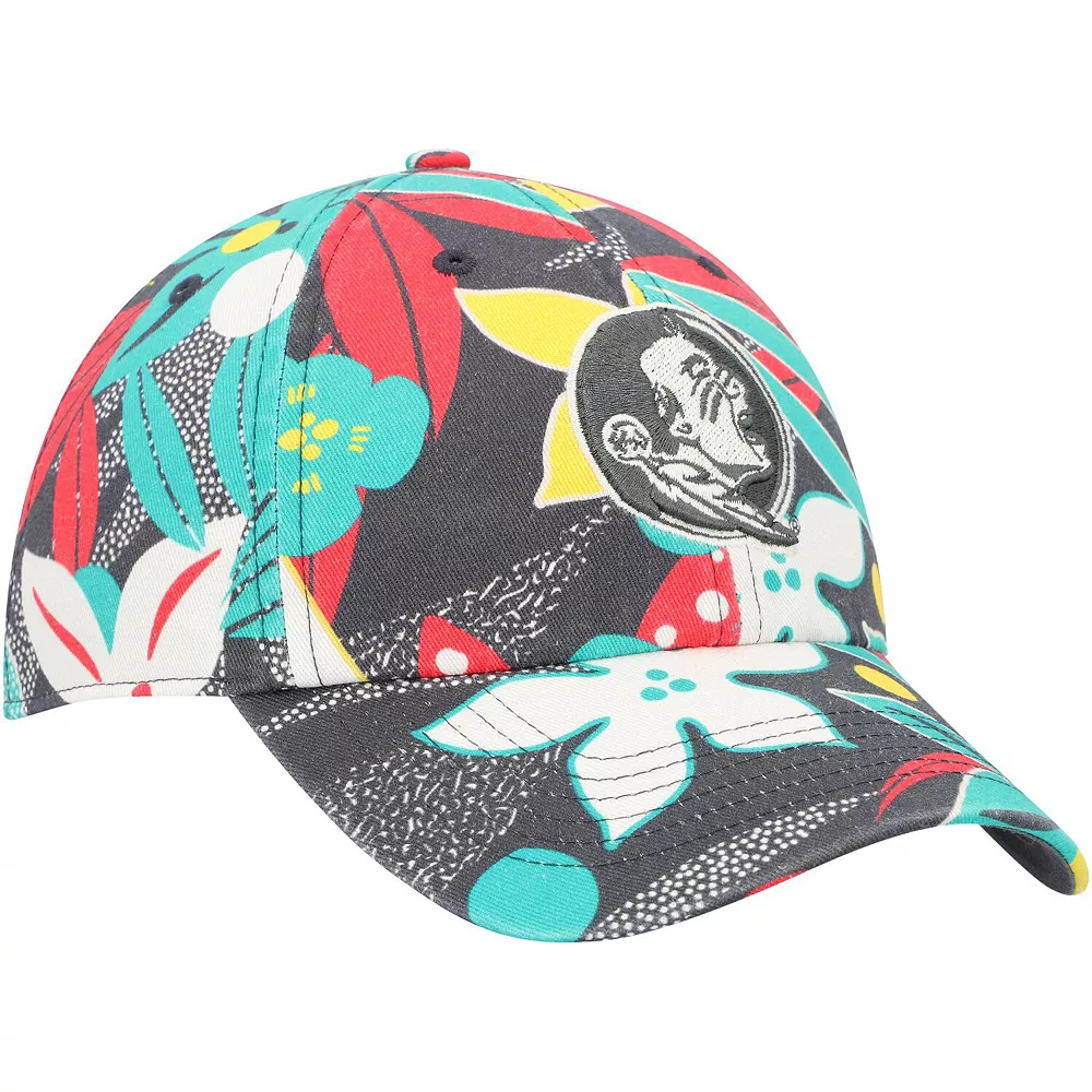 Women's '47 Charcoal Florida State Seminoles Plumeria Clean Up Adjustable Hat 4 Women's '47 Charcoal Florida State Seminoles Plumeria Clean Up Adjustable Hat - Image 4