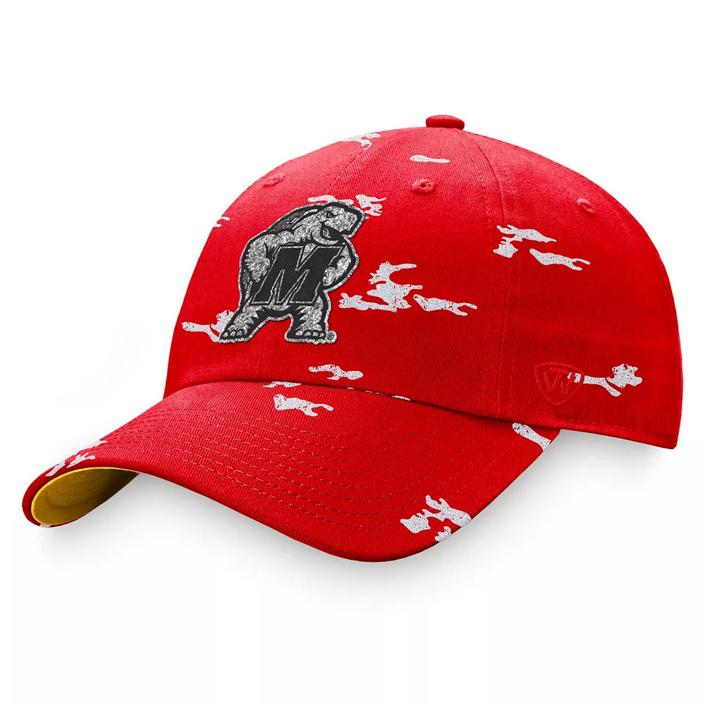 Women's Top Of The World Red Maryland Terrapins OHT Military Appreciation Betty Adjustable Hat 2 Women's Top Of The World Red Maryland Terrapins OHT Military Appreciation Betty Adjustable Hat - Image 2