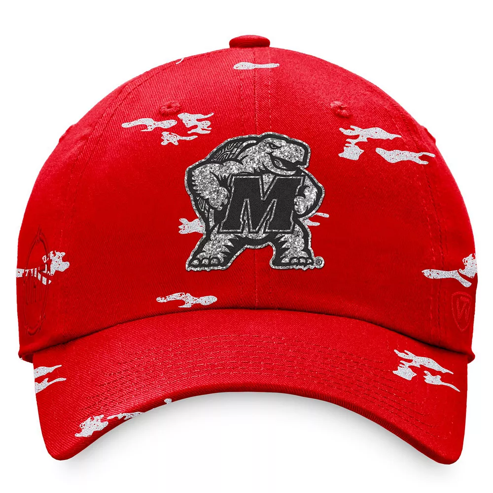 Women's Top Of The World Red Maryland Terrapins OHT Military Appreciation Betty Adjustable Hat 3 Women's Top Of The World Red Maryland Terrapins OHT Military Appreciation Betty Adjustable Hat - Image 3
