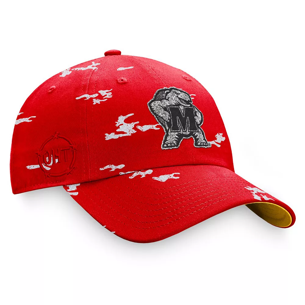Women's Top Of The World Red Maryland Terrapins OHT Military Appreciation Betty Adjustable Hat 4 Women's Top Of The World Red Maryland Terrapins OHT Military Appreciation Betty Adjustable Hat - Image 4