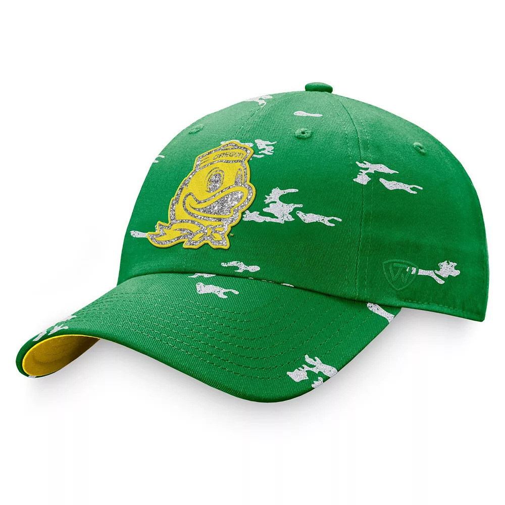 Women's Top Of The World Green Oregon Ducks OHT Military Appreciation Betty Adjustable Hat 2 Women's Top Of The World Green Oregon Ducks OHT Military Appreciation Betty Adjustable Hat - Image 2