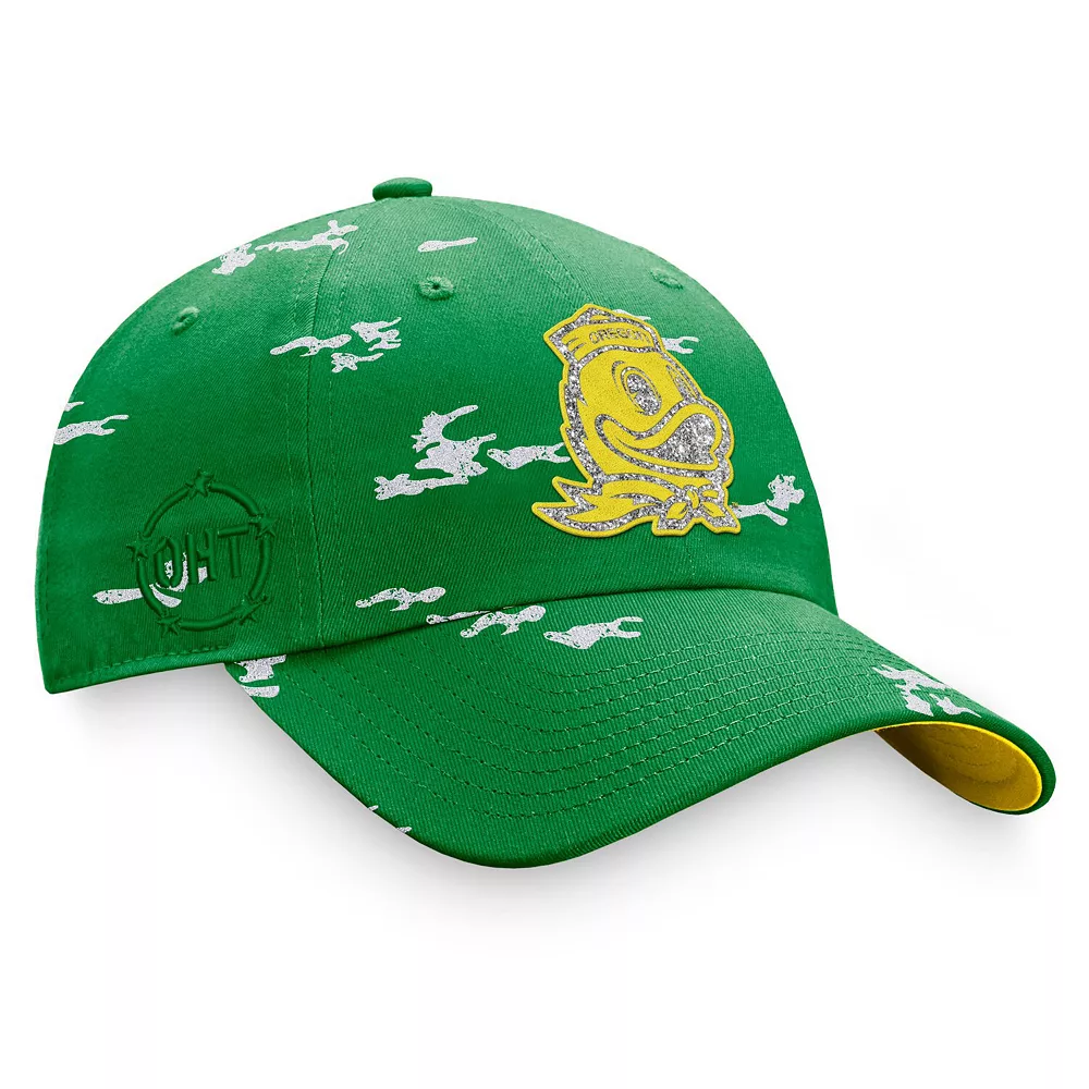 Women's Top Of The World Green Oregon Ducks OHT Military Appreciation Betty Adjustable Hat 4 Women's Top Of The World Green Oregon Ducks OHT Military Appreciation Betty Adjustable Hat - Image 4