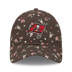Women's New Era Pewter Tampa Bay Buccaneers Floral 9TWENTY Adjustable Hat -SHED RAIN Sales Store 6160582 ALT2