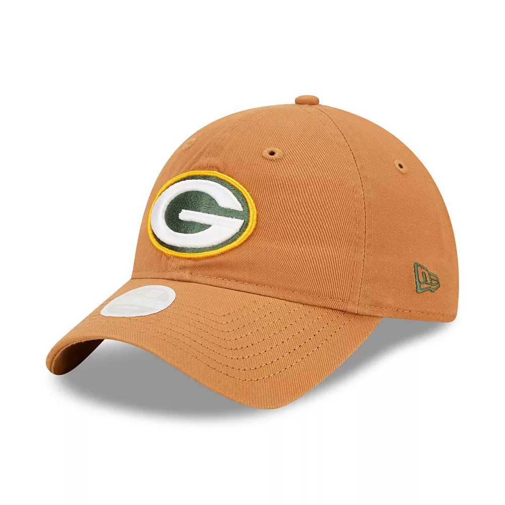 Women's New Era Brown Green Bay Packers Core Classic 2.0 9TWENTY Adjustable Hat 1 Women's New Era Brown Green Bay Packers Core Classic 2.0 9TWENTY Adjustable Hat
