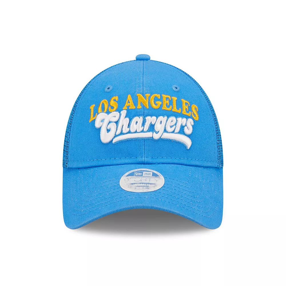 Women's New Era Powder Blue Los Angeles Chargers Team Trucker 9FORTY Snapback Hat 3 Women's New Era Powder Blue Los Angeles Chargers Team Trucker 9FORTY Snapback Hat - Image 3