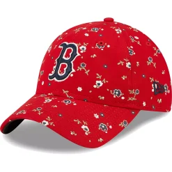 Women's New Era Red Boston Red Sox Floral 9TWENTY Adjustable Hat