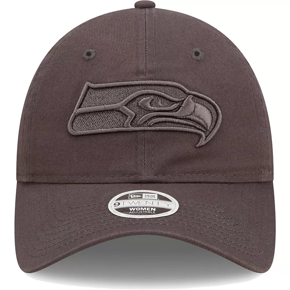 Women's New Era Graphite Seattle Seahawks Core Classic 2.0 Tonal 9TWENTY Adjustable Hat 3 Women's New Era Graphite Seattle Seahawks Core Classic 2.0 Tonal 9TWENTY Adjustable Hat - Image 3