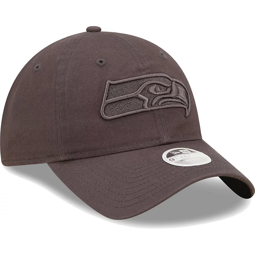 Women's New Era Graphite Seattle Seahawks Core Classic 2.0 Tonal 9TWENTY Adjustable Hat 4 Women's New Era Graphite Seattle Seahawks Core Classic 2.0 Tonal 9TWENTY Adjustable Hat - Image 4