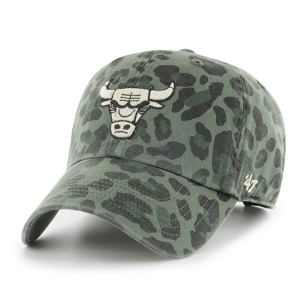 Women's '47 Green Chicago Bulls Bagheera Clean Up Adjustable Hat 1 Women's '47 Green Chicago Bulls Bagheera Clean Up Adjustable Hat