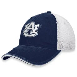 Women's Top Of The World Navy/White Auburn Tigers Radiant Trucker Snapback Hat