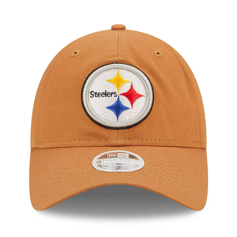 Women's New Era Brown Pittsburgh Steelers Core Classic 2.0 9TWENTY Adjustable Hat 3 Women's New Era Brown Pittsburgh Steelers Core Classic 2.0 9TWENTY Adjustable Hat - Image 3