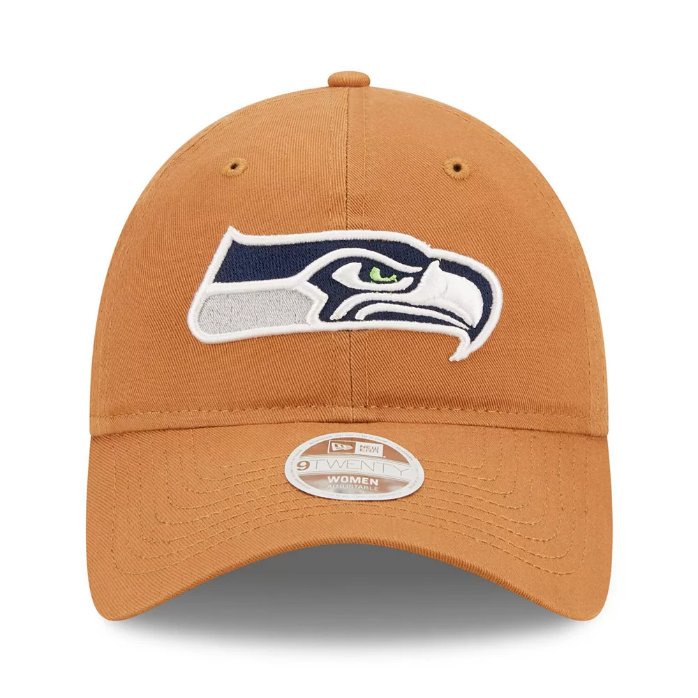 Women's New Era Brown Seattle Seahawks Core Classic 2.0 9TWENTY Adjustable Hat - Image 3