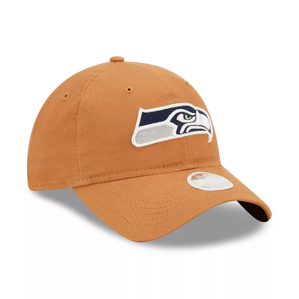 Women's New Era Brown Seattle Seahawks Core Classic 2.0 9TWENTY Adjustable Hat - Image 4