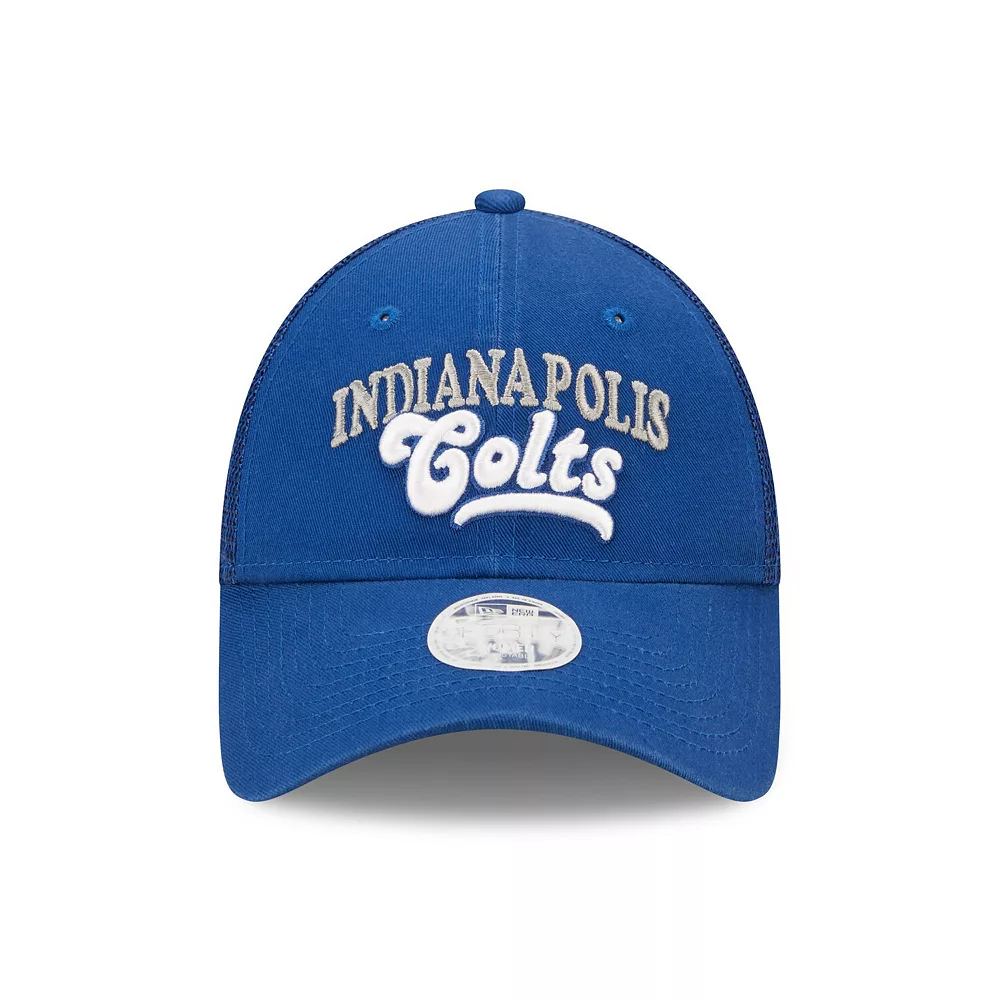 Women's New Era Royal Indianapolis Colts Team Trucker 9FORTY Snapback Hat 3 Women's New Era Royal Indianapolis Colts Team Trucker 9FORTY Snapback Hat - Image 3