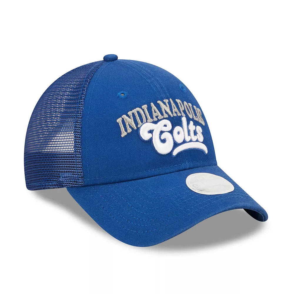 Women's New Era Royal Indianapolis Colts Team Trucker 9FORTY Snapback Hat 4 Women's New Era Royal Indianapolis Colts Team Trucker 9FORTY Snapback Hat - Image 4