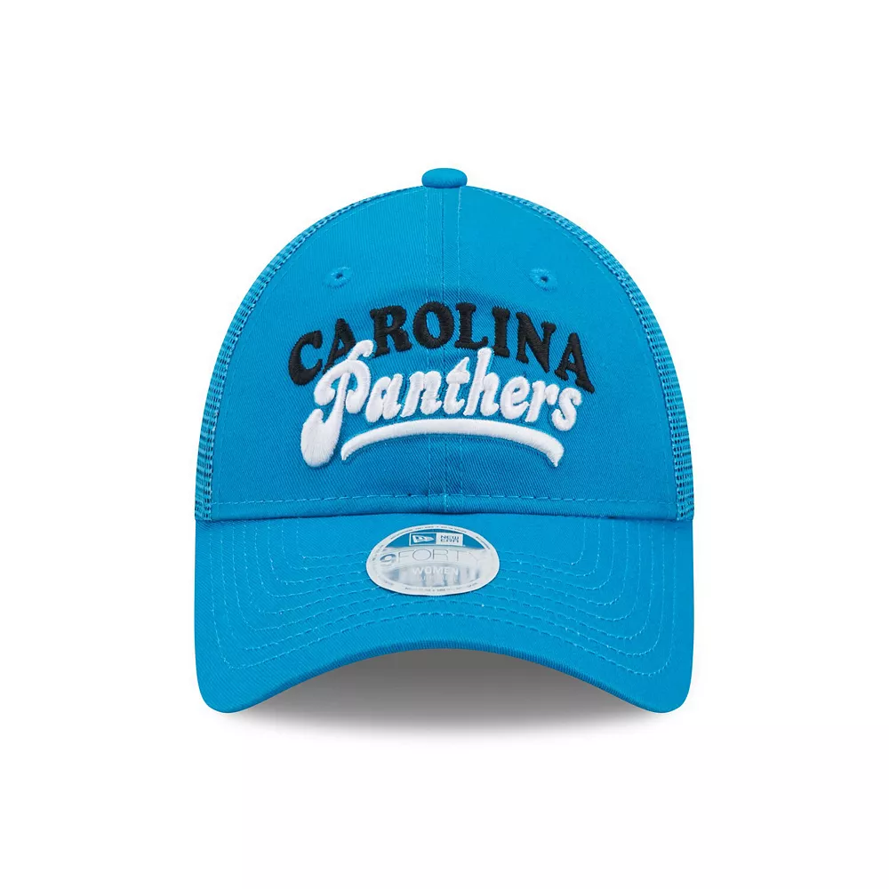 Women's New Era Blue Carolina Panthers Team Trucker 9FORTY Snapback Hat 3 Women's New Era Blue Carolina Panthers Team Trucker 9FORTY Snapback Hat - Image 3