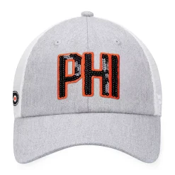 Women's Fanatics Branded Heather Gray/White Philadelphia Flyers Iconic Glimmer Trucker Snapback Hat 6 Women's Fanatics Branded Heather Gray/White Philadelphia Flyers Iconic Glimmer Trucker Snapback Hat -SHED RAIN Sales Store 6165523 ALT2