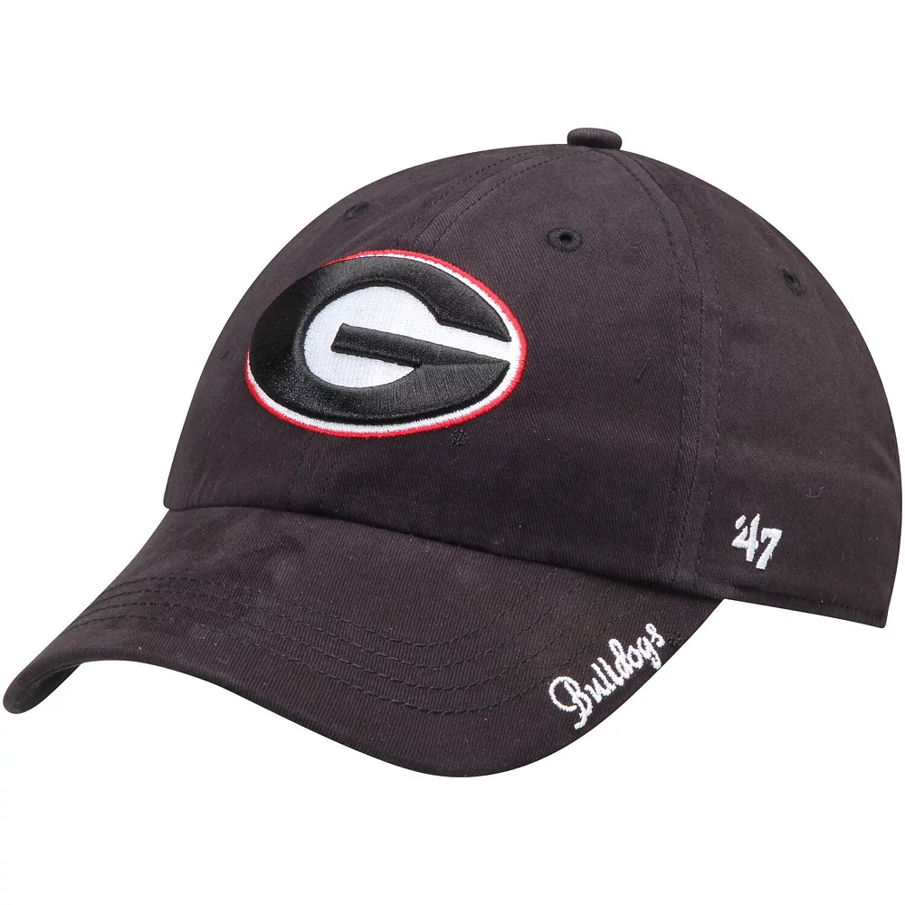 Women's '47 Black Georgia Bulldogs Miata Clean Up Adjustable Hat 2 Women's '47 Black Georgia Bulldogs Miata Clean Up Adjustable Hat - Image 2