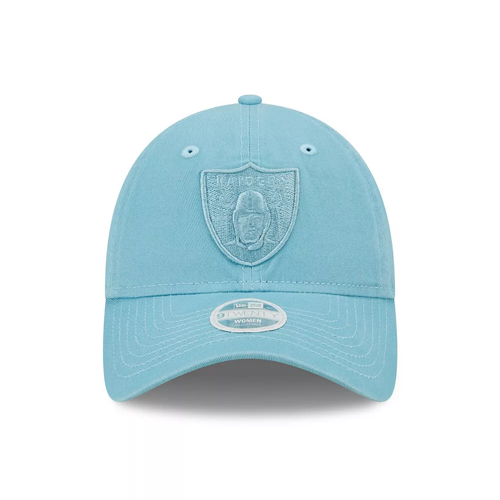 Women's New Era Light Blue Las Vegas Raiders Core Classic 2.0 Tonal 9TWENTY Adjustable Hat 3 Women's New Era Light Blue Las Vegas Raiders Core Classic 2.0 Tonal 9TWENTY Adjustable Hat - Image 3