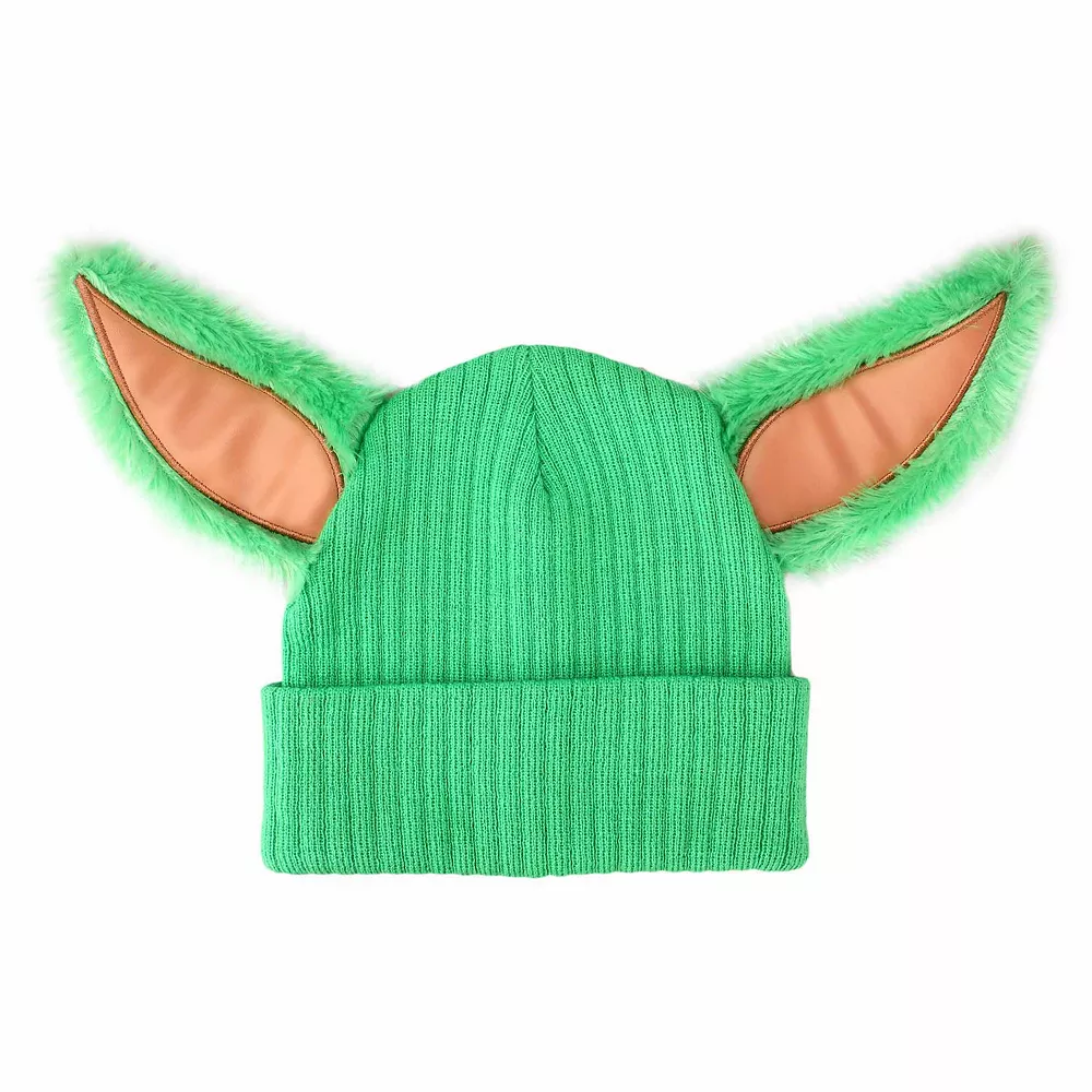 Licensed Character Star Wars The Mandalorian Grogu Cosplay Knit Beanie 1 Licensed Character Star Wars The Mandalorian Grogu Cosplay Knit Beanie