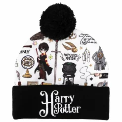 Licensed Character Harry Potter Icons Knit Pompom Beanie