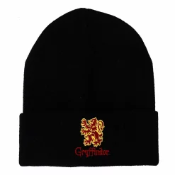 Licensed Character Harry Potter Embroidered Gryffindor Logo Knit Beanie